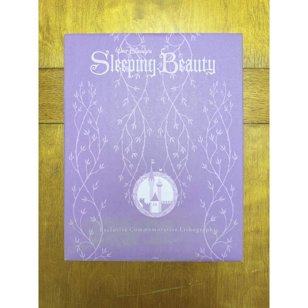 Disney Sleeping Beauty Exclusive Commemorative Lithograph Princess Aurora Print